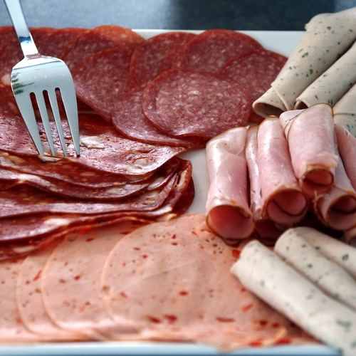 Plato de embutidos ibéricos
